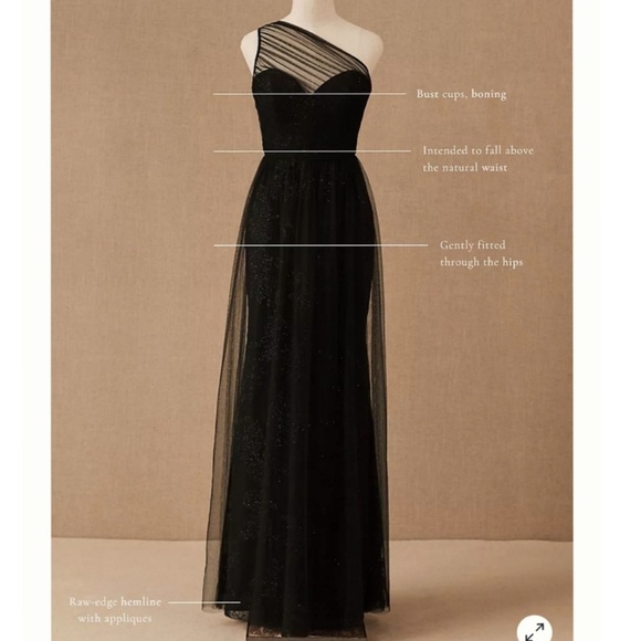 Anthropologie X BHLDN Hayley Paige Phoebe Dress - Picture 4 of 7